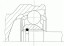 Spidan 24683 Шарнір півосі 24683 spidan audi a4 b8 (8k2)