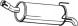 Bosal 185-639 Кінцевий глушник bos185-639