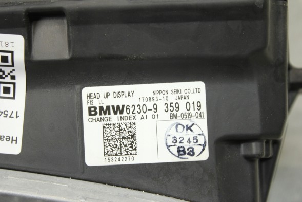 BMW OE 9359019 -01 HUD HEAD UP ДИСПЛЕЙ BMW F06 F12 F13 ЄВРОПА