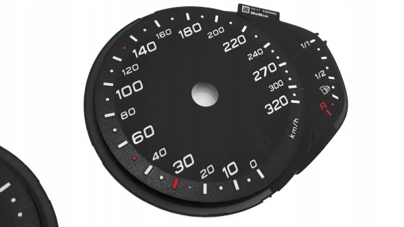 Moman 0089688086308 Audi RS7 Gauge набирає MPH заміну для MoMan km
