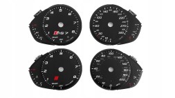 Moman 0089688086308 Audi RS7 Gauge набирає MPH заміну для MoMan km