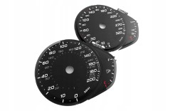 Moman 0089688086308 Audi RS7 Gauge набирає MPH заміну для MoMan km