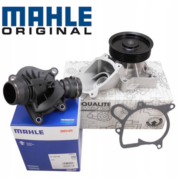 QP 11.517788305 + TI23488 НАСОС ВОДИ + ТЕРМОСТАТ MAHLE E87 E60 E46 E90 E83 E70 M47N2 M57N2