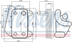 90622 NISSENS Радіатор