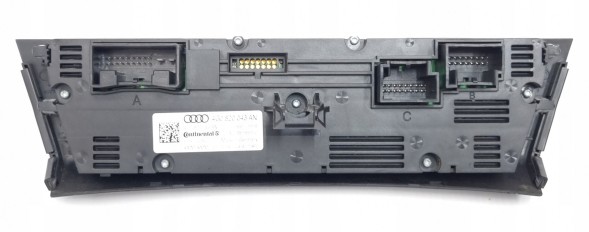 Audi OE 4G0820043AN A6 C7 Панель вентиляції кондиціонера Audi A6 4G C7 A7 4G8 Lift 4G0820043AN