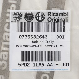 Fiat OE Нижня решітка радіатора, захист, Fiat Ducato 11- OE 735532643