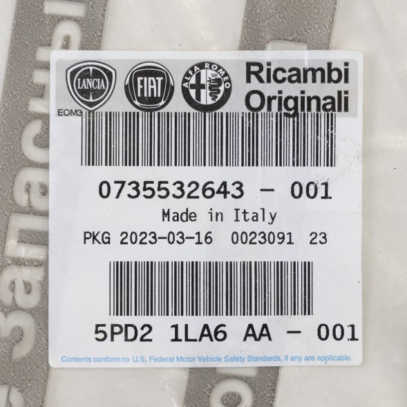 Fiat OE Нижня решітка радіатора, захист, Fiat Ducato 11- OE 735532643
