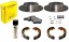 ATM Mikoda ALL2822A Диски колодки щелепи HONDA ACCORD TOURER VII СМ 2003-2008 ЗАД 282мм х 9мм