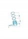 Volkswagen OE 06D107066S Поршень у комплекті ASO VW AUDI SEAT