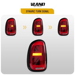 VLAND LDMC21 mhm Комплект задніх ліхтарів Vland Led Bar Neon LED DTS Tuning Mini Countryman r60