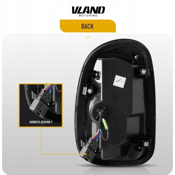 VLAND LDMC21 mhm Комплект задніх ліхтарів Vland Led Bar Neon LED DTS Tuning Mini Countryman r60