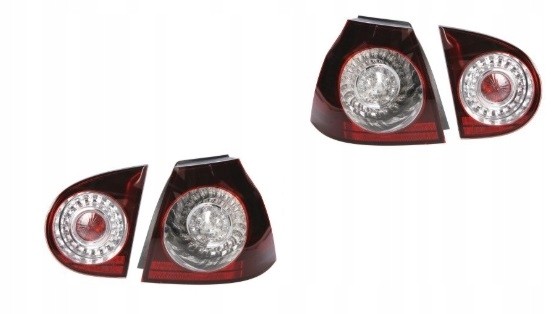 Polcar Lampa tylna lewa+prawa VOLKSWAGEN GOLF V (1K), 10.03-05.09 1K0052204 VOLKVFAR001 Задні ліхтарі лівий + правий VOLKSWAGEN GOLF V (1K), 10.03-05.09 хетчбек VALEO