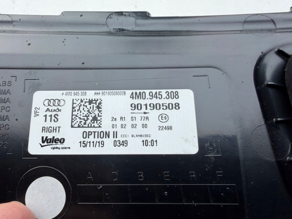 Audi OE 4M0945308 _auditeile_ Задній ліхтар 4M0945308 OPTION II AUDI Q7 4M Lift - НОВИЙ -