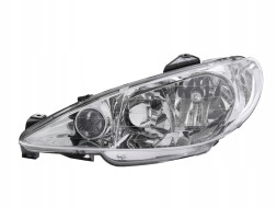 Polcar Reflektor główny lewy PEUGEOT 206 (2_), 01.98-04.09 6204S9 Фара основна ліва peugeot 206 (2_), 01.98-04.09 6204s9