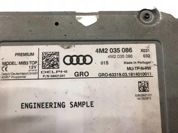 Audi OE AUDI Q7 4M МОДУЛЬ MMI MIB3 TOP 4M2035086