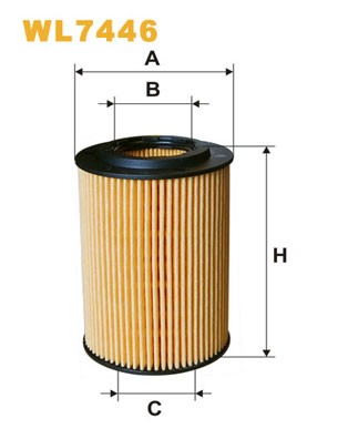 WL7446 WIX FILTERS Фільтр оливи