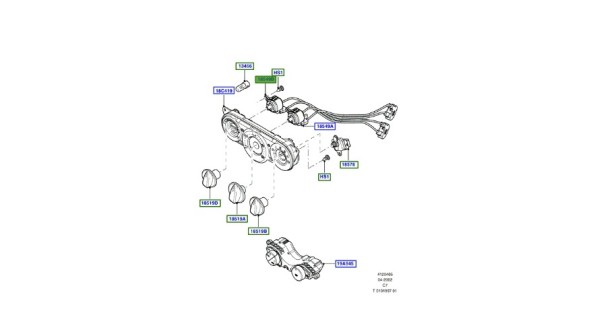 Ford OE 1201871 ТРОС ПОВІТРЯ ФОРД ФОКУС МК1 ТРАНЗИТ КОНЕКТ TC7 2002-2013