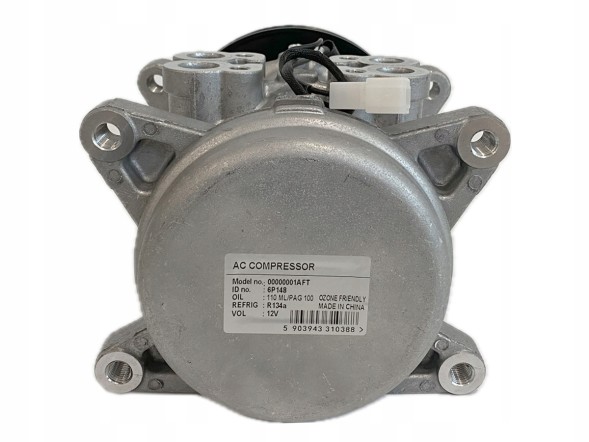 EURO KLIMA 447170-0120 / 4471700120 / 82292901 / 8FK351339721 / 8FK351339-721 / RC.600.184 КОМПРЕСОР КОНДИЦІОНЕРА ДЛЯ СІЛЬСЬКОГОСПОДАРСЬКОЇ ТЕХНІКИ, VALTRA VALMET 6P148 1A