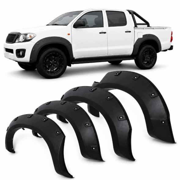 Китай 23360 Розширювачі колісних арок для Toyota Hilux Vigo 2007-2014, чорні, комплект