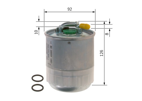 F026402056 BOSCH Фільтр паливний