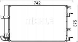 Mahle AC 703 000P Кондиціонер jaguar xf s-type