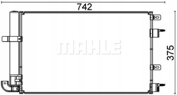 Mahle AC 703 000P Кондиціонер jaguar xf s-type