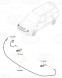 Land Rover заводська комплектація LR083131 Довгий трос омивача фар discovery 5 l462 lr083131