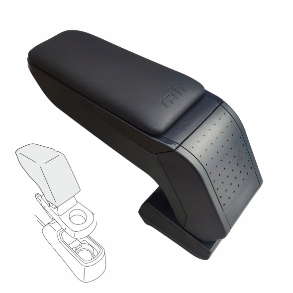 Rati V00808 Штатний підлокітник для citroen c4 cactus 2014-2020 рр