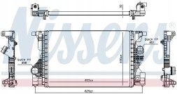 Nissens 961559 Інтеркулер (охолоджувач повітря) 961559 nissens