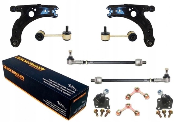 DKM ALL4854B Важелі, тяги, кульові опори SKODA OCTAVIA I 1U SEAT LEON TOLEDO 1M передні, комплект