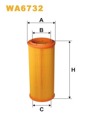 WA6732 WIX FILTERS Фільтр повітряний