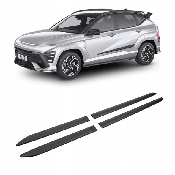 RIDER RD-F-74 Бічні молдинги дверей Накладки на кузов HYUNDAI KONA 2023-