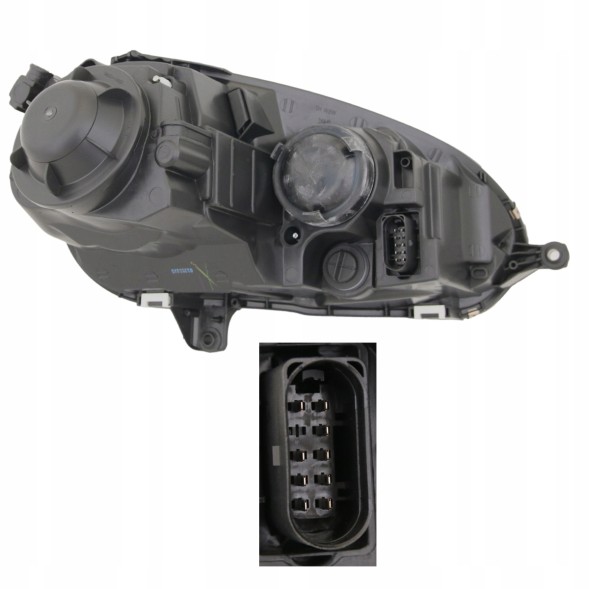 TYC 9513096E MHM TUNING Фара Передня Tyc VW Golf V 5 1K 2003-2010 Jetta 1K5 2005-2010 L