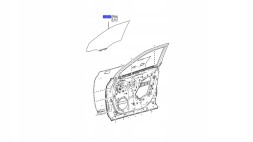 TOYOTA OE 68101-0E120 ВІКНО ПЕРЕДНЄ ПРАВЕ