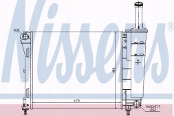 Nissens 61936 Nissens 61936 радіатор охолодження, система охолодження двигуна