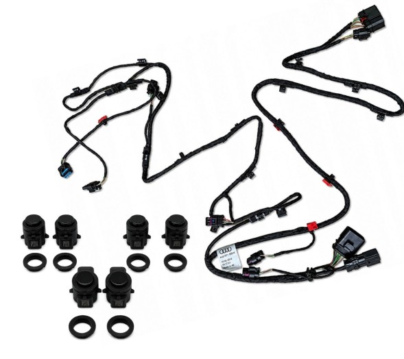 Audi OE 83H971085CN TAB010889GA audi q3 f3 s line wiązka zderzaka przód 83h971085cl czujniki pdc instalacja przedniego zderzaka oem oe ДЖГУТ ЕЛЕКТРОПРОВОДКИ ПЕРЕДНЬОГО БАМПЕРА AUDI Q3 F3 83H971085CN + ДАТЧИКИ PDC OEM