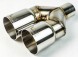 WLM Customs WLM-CH2x100 WLMcustoms Y-PIPE 2x100 подвійний вихлопний наконечник