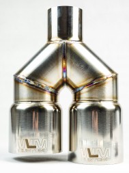 WLM Customs WLM-CH2x100 WLMcustoms Y-PIPE 2x100 подвійний вихлопний наконечник