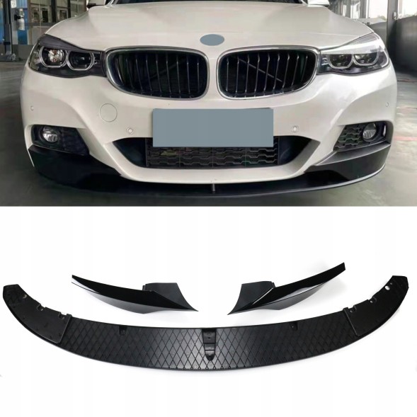 Китай BMW 3er F34 GT DOKŁADKA ZDERZAKA CZARNY POŁYSK Накладка Спліттер Бампера BMW F34 3 Серії GT M-Pakiet ПЕРЕДНЯ Чорний Глянець