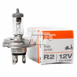64183 OSRAM Автолампа Osram H4 R2 12V 45 40W P45T