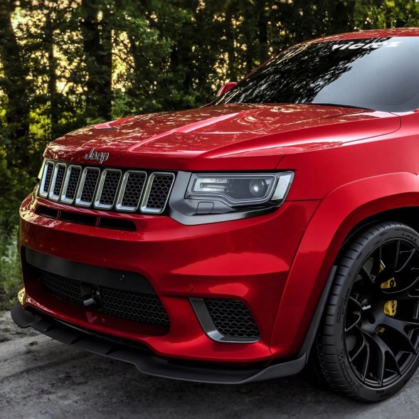Китай 000-GC-CSMB Спойлер-накладка на бампер Чорний Мат SRT JEEP GRAND CHEROKEE 2014-2021 SRT