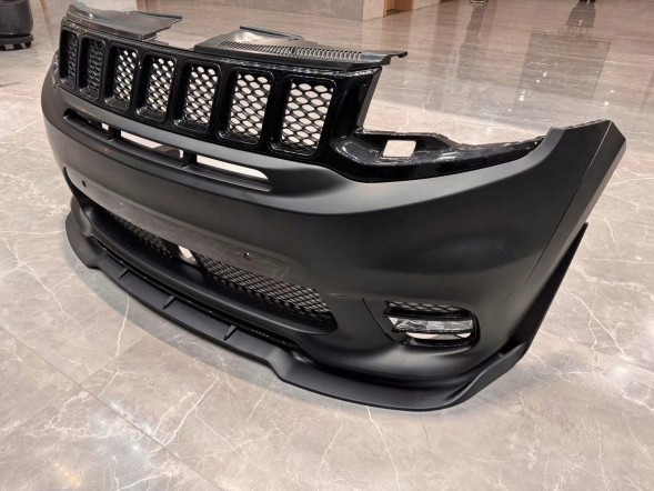 Китай 000-GC-CSMB Спойлер-накладка на бампер Чорний Мат SRT JEEP GRAND CHEROKEE 2014-2021 SRT
