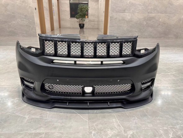 Китай 000-GC-CSMB Спойлер-накладка на бампер Чорний Мат SRT JEEP GRAND CHEROKEE 2014-2021 SRT