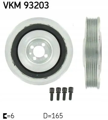 SKF VKM 93203 Ремінне колесо vkm 93203 skf alfa romeo 147 156