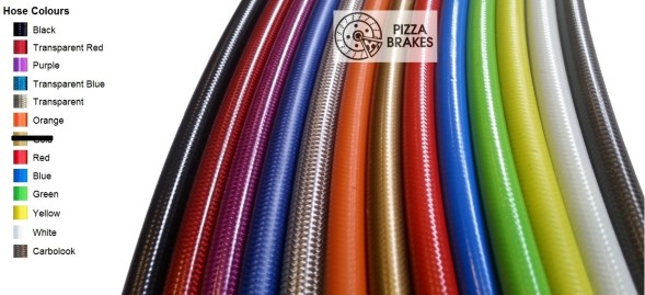 Pizza Brakes Przewody hamulcowe w oplocie Honda Prelude V Гальмівні дроти в обплетенні Honda Prelude V