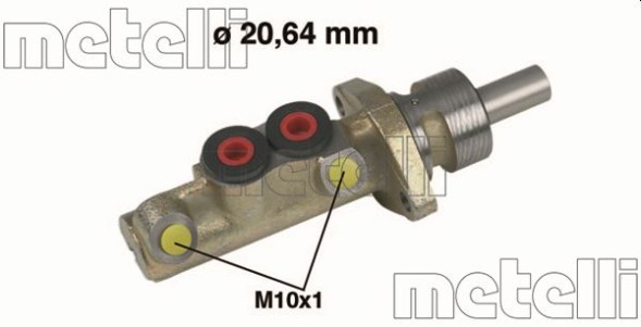 05 0156 METELLI Циліндр гідравлічний гальмівний