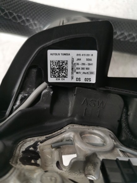 Volkswagen OE 8Y0419091R, DWP537454OE Шкіряне кермо S-line Audi A3 8Y 8Y0419091R Нове оригінальне