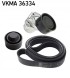 SKF VKMA 36334 Комплект поліклинових ременів skf vkma 36334