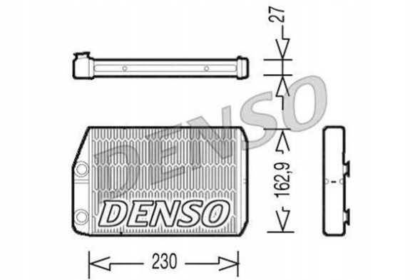 Denso DRR09034/DEN Denso обігрівач (230х162,9х27) citroen jumper + помічник водія #28