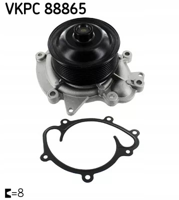 SKF VKPC 88865 Насос охолоджуючої рідини mercedes c t-model (s203), c t-model (s204), c